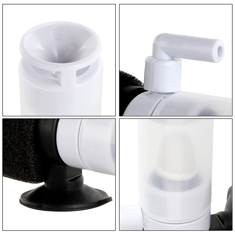 WEAVERBIRD Mini Sponge Fish Filter Ultra Quiet 3-in-1 Filtration System Air Pump Filter for Small Fish Tank - Image 5